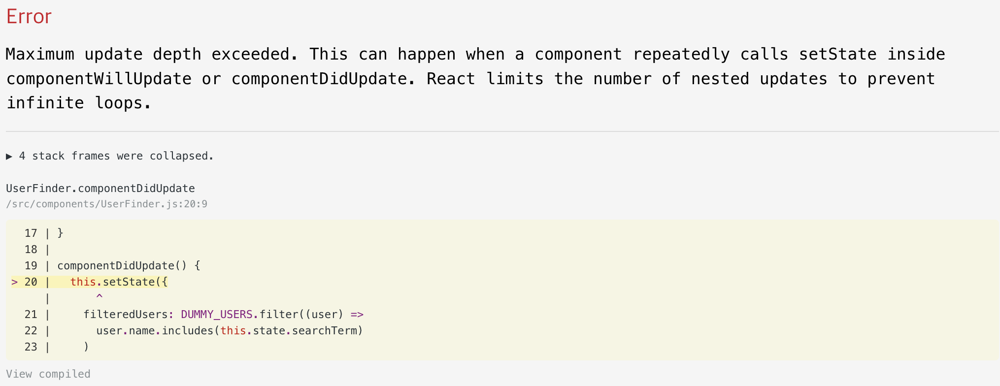 setStateInComponentDidUpdate